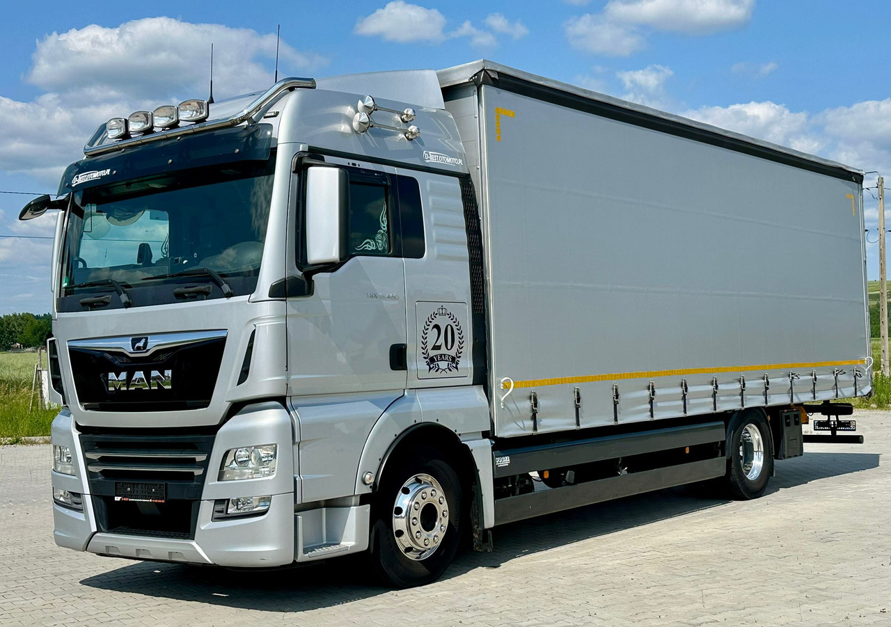 MAN TGX 18.460 / FIRANKA / 20 EUROPALET / ALUSY / SKÓRY / 260 TYS KM / 2019 ROK / Z NIEMIEC - Curtainsider truck: picture 2 MAN TGX 18.460 / FIRANKA / 20 EUROPALET / ALUSY / SKÓRY / 260 TYS KM / 2019 ROK / Z NIEMIEC - Curtainsider truck: picture 2