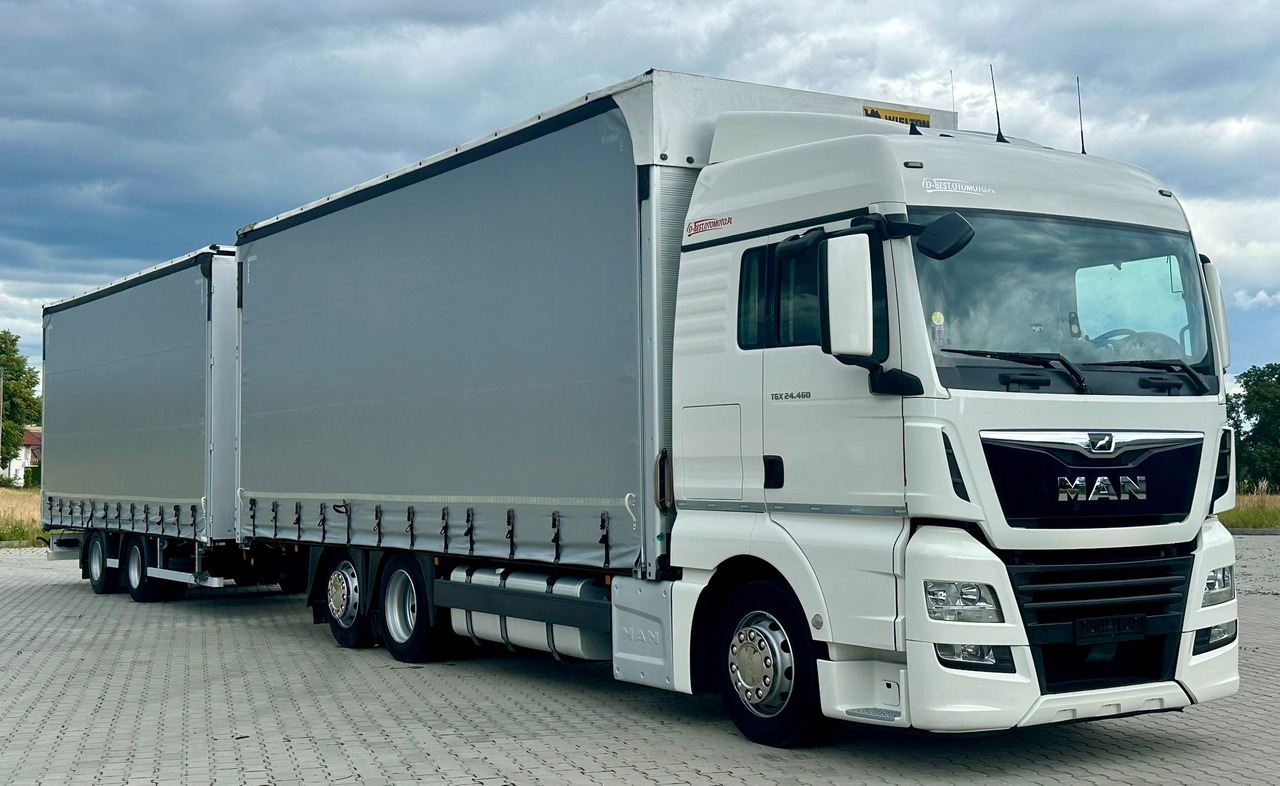 MAN TGX 26.460 / ZESTAW PRZEJAZDOWY / 38 PALET / AUTOMAT / SYPIALKA / PRZYCZEPA WIELTON / 2019 ROK / NISKI PRZEBIEG - Curtainsider truck: picture 2 MAN TGX 26.460 / ZESTAW PRZEJAZDOWY / 38 PALET / AUTOMAT / SYPIALKA / PRZYCZEPA WIELTON / 2019 ROK / NISKI PRZEBIEG - Curtainsider truck: picture 2