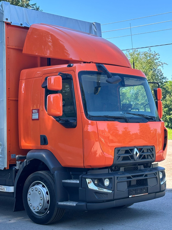 RENAULT D 18 / 280 / FIRANKA / WINDA / 8.6 M DŁUGOŚCI / 21 EUROPALET / NOWE OPONY / ŁADOWNOŚĆ 9.380 KG / AUTOMAT / SERWISOWANA / SPROWADZONA - Curtainsider truck: picture 4 RENAULT D 18 / 280 / FIRANKA / WINDA / 8.6 M DŁUGOŚCI / 21 EUROPALET / NOWE OPONY / ŁADOWNOŚĆ 9.380 KG / AUTOMAT / SERWISOWANA / SPROWADZONA - Curtainsider truck: picture 4