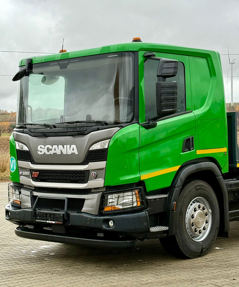 New Dropside/ Flatbed truck SCANIA P320 / PLATFORMA / NOWY / 5 TYŚ KM / SYPIALKA / 2023 ROK / CAŁA NA PODUSZKACH / 7.7 M DŁUGOŚCI / LAWETA / DO PRZEWOZU MASZYN ROLNICZYCH ITP: picture 7