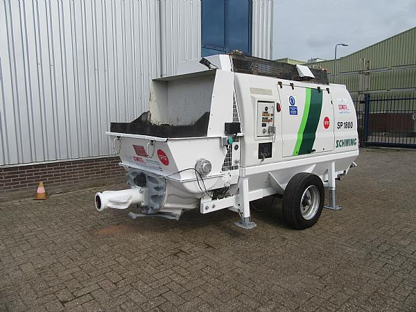 2014 SCHWING BP 1800 D -129 KW static pump - Stationary concrete pump: picture 3 2014 SCHWING BP 1800 D -129 KW static pump - Stationary concrete pump: picture 3