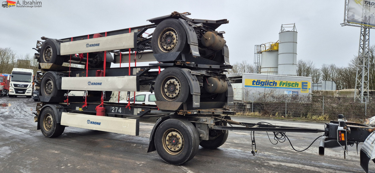 Krone AZ 3x vorhanden SAF Achsen, fertig gestapelt - Container transporter/ Swap body trailer: picture 4 Krone AZ 3x vorhanden SAF Achsen, fertig gestapelt - Container transporter/ Swap body trailer: picture 4