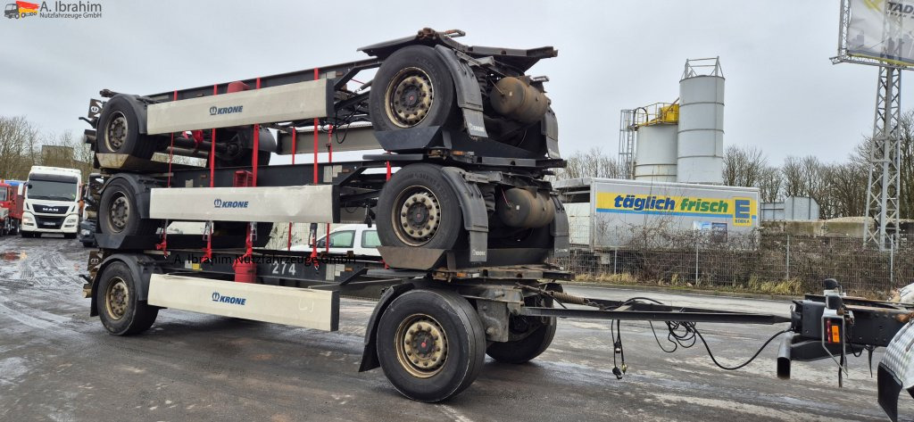 Krone AZ 5x vorhanden SAF Achsen, fertig gestapelt - Container transporter/ Swap body trailer: picture 1 Krone AZ 5x vorhanden SAF Achsen, fertig gestapelt - Container transporter/ Swap body trailer: picture 1