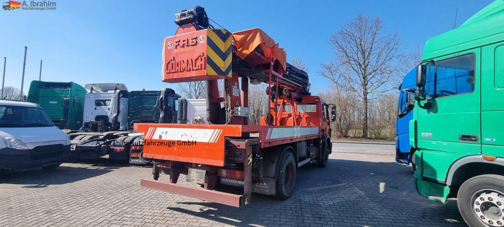 Crane truck, Dropside/ Flatbed truck Mercedes-Benz 1722 Dachdeckerkran Cormach 30000  TECH,: picture 7