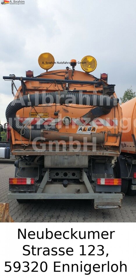 Road sweeper Mercedes-Benz 1823  DB 1823,Optifant 70, 3677 h Betriebsst., 2 Motors, 3 Pedals: picture 6