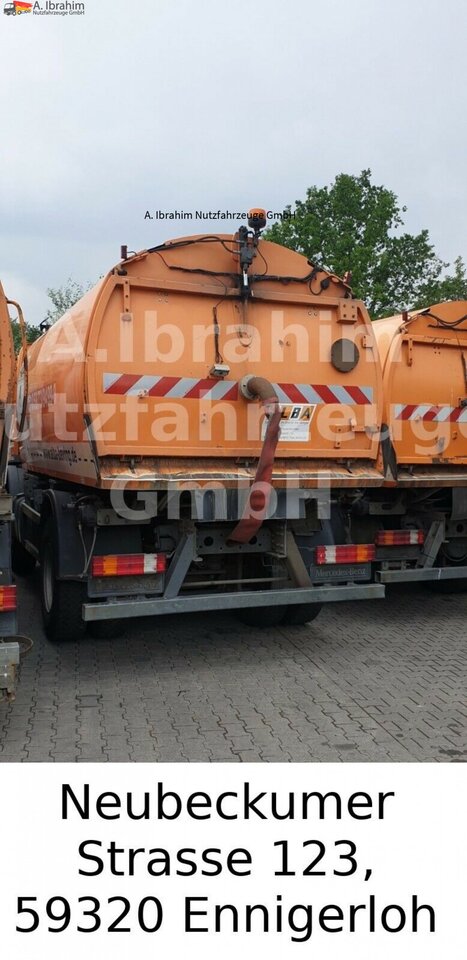 Road sweeper Mercedes-Benz 1823  DB 1823,Optifant 70, 3677 h Betriebsst., 2 Motors, 3 Pedals: picture 7