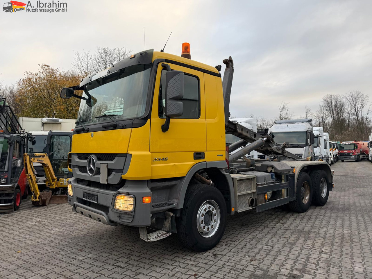 Mercedes-Benz Actros 3346 6x4 | Blatt Blatt | Meiller RK 20.60 - Hook lift truck: picture 1 Mercedes-Benz Actros 3346 6x4 | Blatt Blatt | Meiller RK 20.60 - Hook lift truck: picture 1