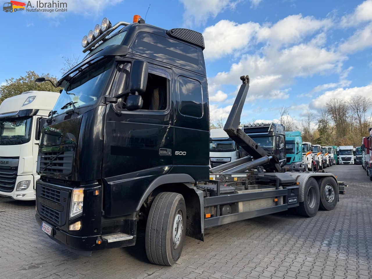 Volvo FH500 Meiller RK 20.70 | Lift-Lenkachse | 6x2 | Globetrotter - Hook lift truck: picture 1 Volvo FH500 Meiller RK 20.70 | Lift-Lenkachse | 6x2 | Globetrotter - Hook lift truck: picture 1