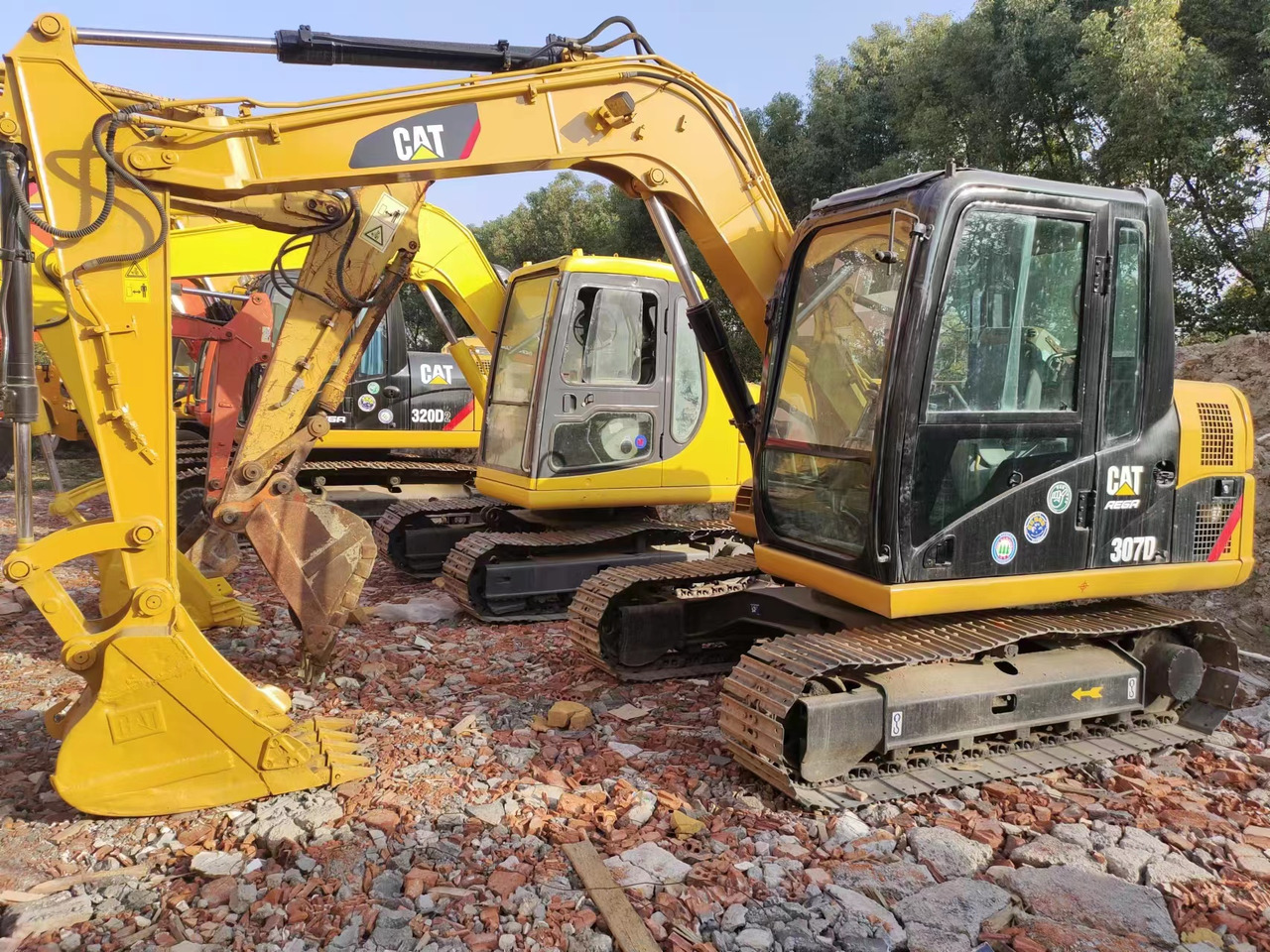 CATERPILLAR 307D - Mini excavator: picture 2 CATERPILLAR 307D - Mini excavator: picture 2