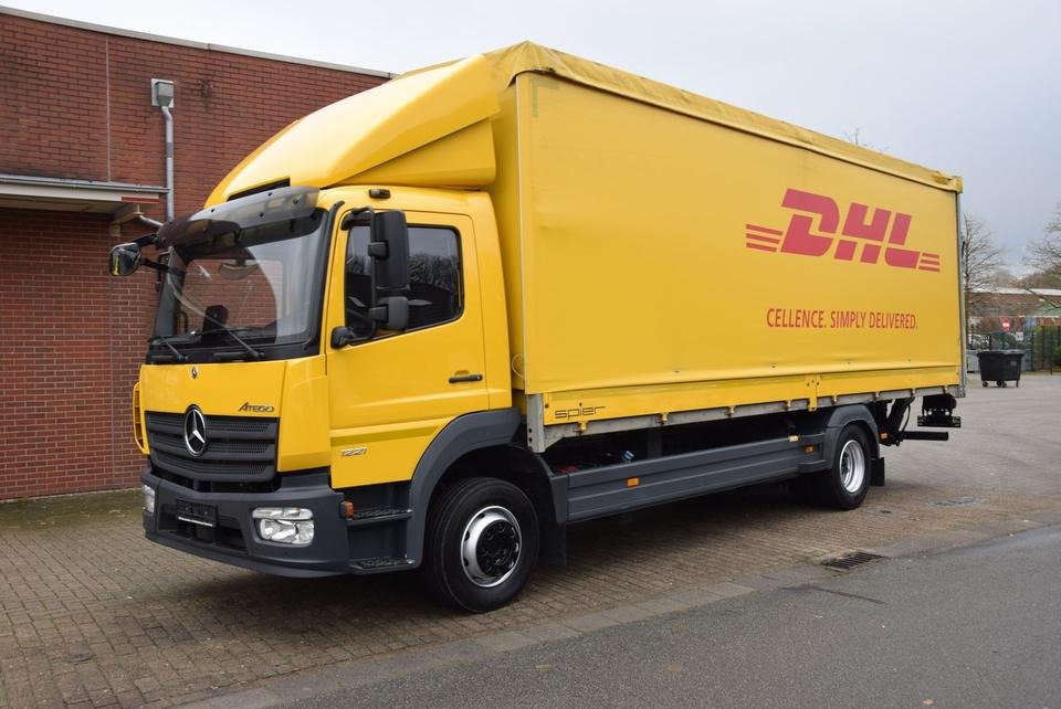 Mercedes-Benz Atego II 1221 Schiebeplane Klima Standheizung - Curtainsider truck: picture 1 Mercedes-Benz Atego II 1221 Schiebeplane Klima Standheizung - Curtainsider truck: picture 1