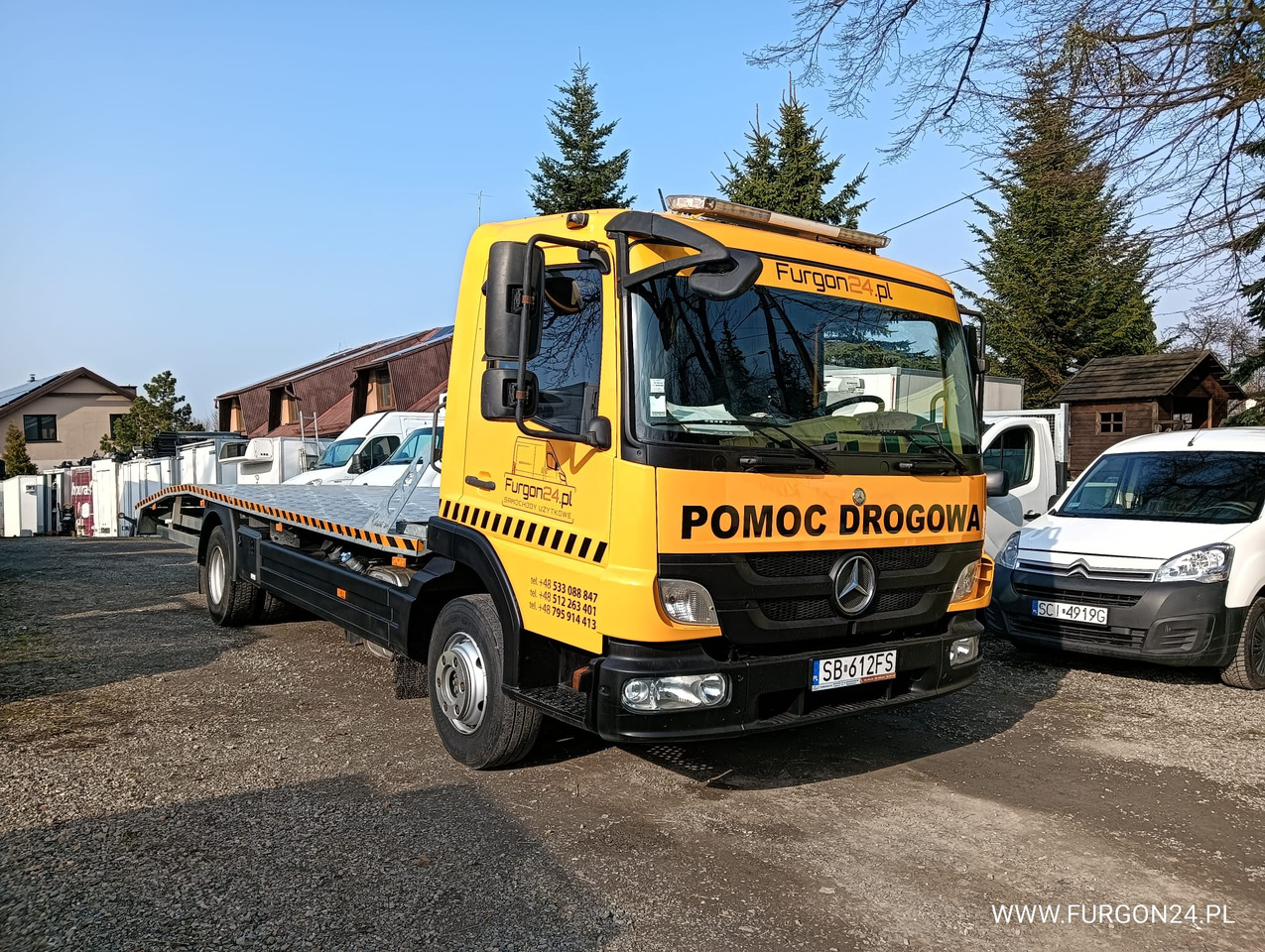 MERCEDES ATEGO 1018 POMOC DROGOWA LAWETA NR 665 - Autotransporter truck: picture 3 MERCEDES ATEGO 1018 POMOC DROGOWA LAWETA NR 665 - Autotransporter truck: picture 3