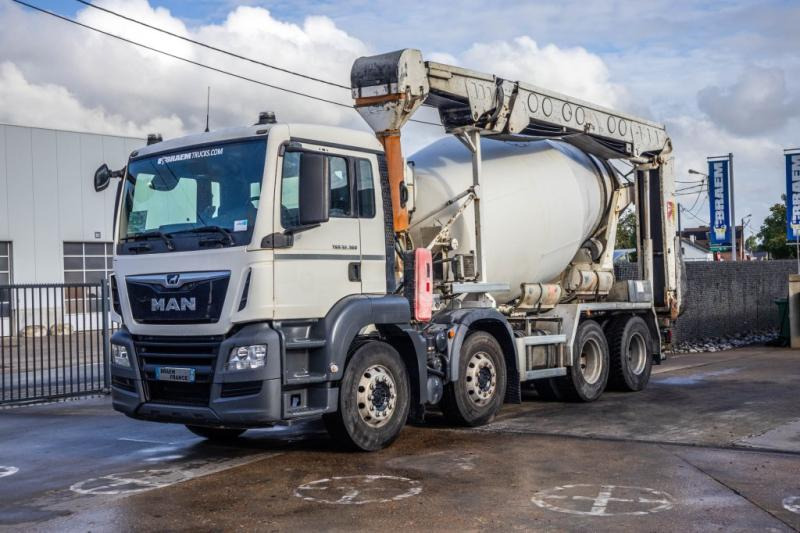MAN TGS 32.360 BB + BAND/TAPIS/BELT T40 - Concrete mixer truck: picture 1 MAN TGS 32.360 BB + BAND/TAPIS/BELT T40 - Concrete mixer truck: picture 1