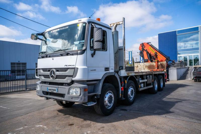 Mercedes ACTROS 3241-MP3+PALFINGER PK 26006/5X+JIB/3X - Dropside/ Flatbed truck, Crane truck: picture 1 Mercedes ACTROS 3241-MP3+PALFINGER PK 26006/5X+JIB/3X - Dropside/ Flatbed truck, Crane truck: picture 1