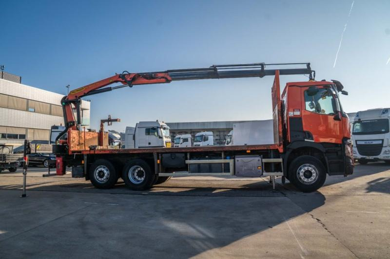 Renault C 380 DXI-6X2-PALFINGER 18002C/3 - Dropside/ Flatbed truck, Crane truck: picture 3 Renault C 380 DXI-6X2-PALFINGER 18002C/3 - Dropside/ Flatbed truck, Crane truck: picture 3