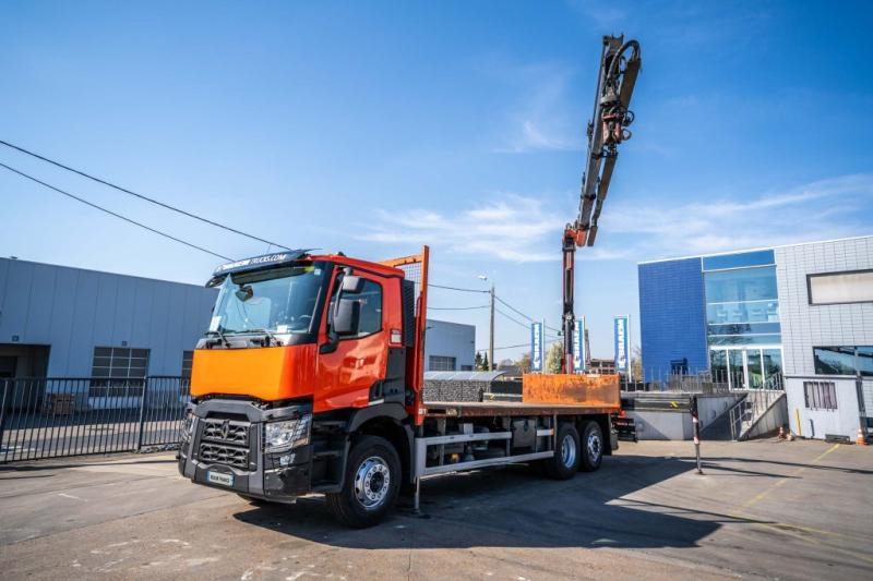 Renault C 380 DXI-6X2-PALFINGER 18002C/3 - Dropside/ Flatbed truck, Crane truck: picture 1 Renault C 380 DXI-6X2-PALFINGER 18002C/3 - Dropside/ Flatbed truck, Crane truck: picture 1