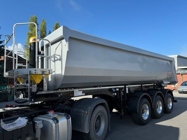 New Tipper semi-trailer Langendorf SKS HS 24 SAF Trommel Stahl 4/5mm Allrad MIETE: picture 1