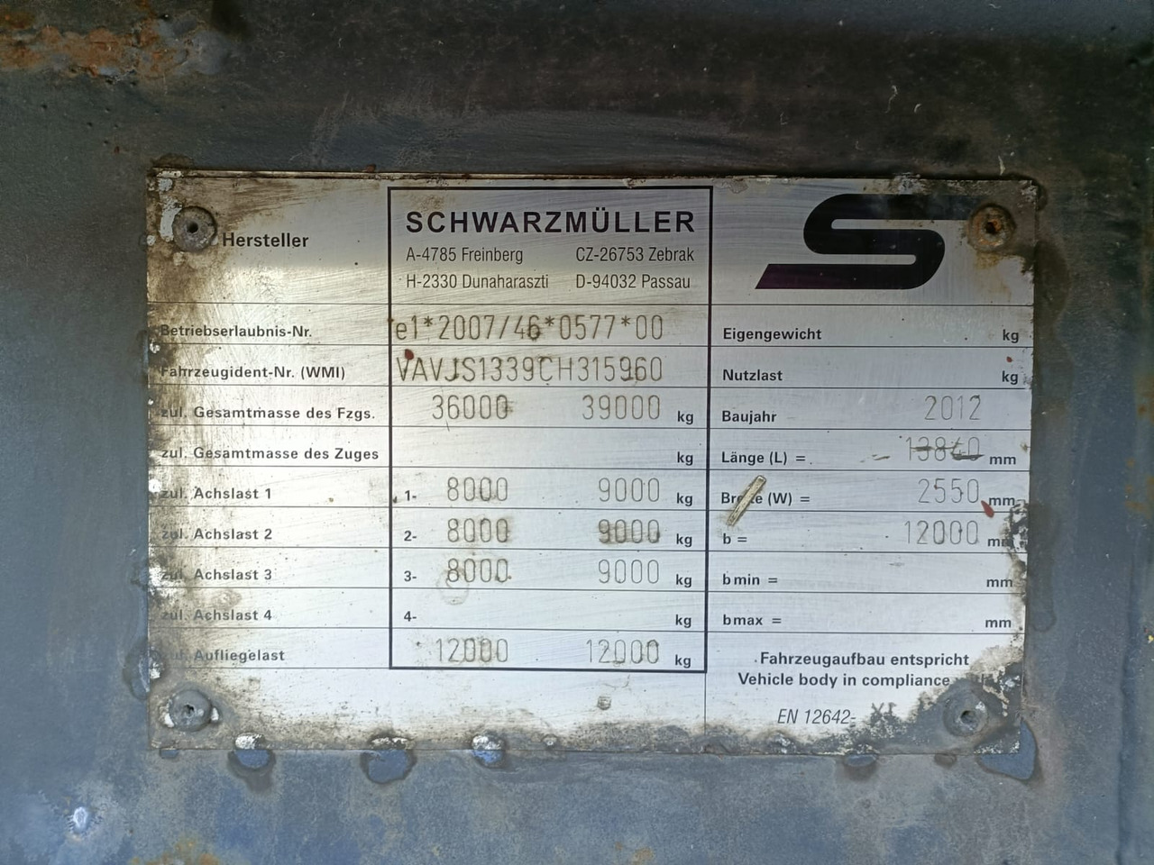 SCHWARZMÜLLER - Semi-trailer: picture 2 SCHWARZMÜLLER - Semi-trailer: picture 2