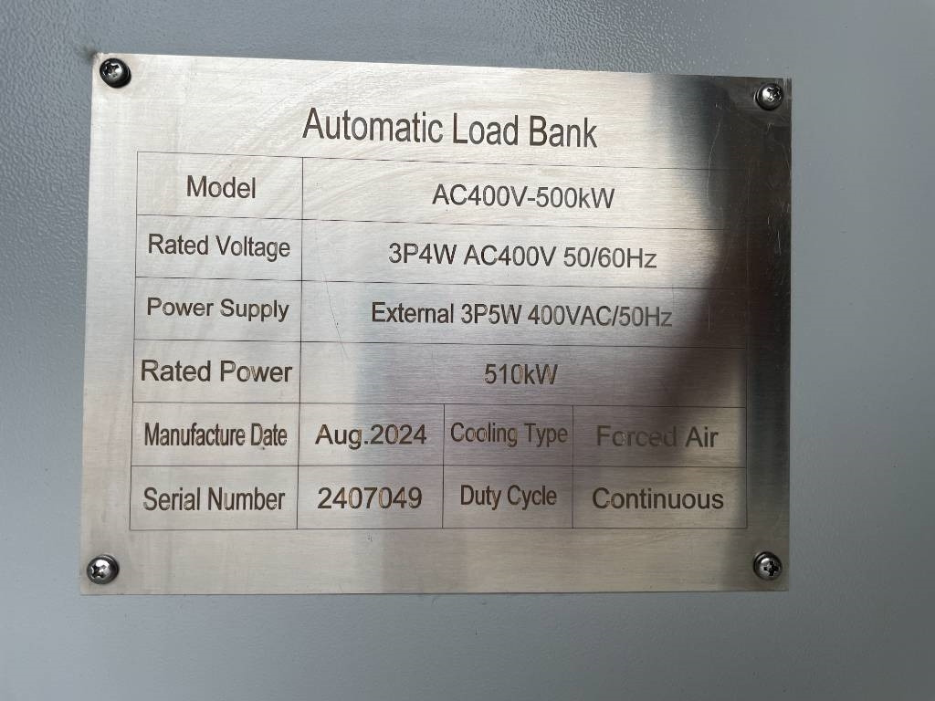 New Construction machinery DPX Power Loadbank 500 kW - DPX-30022: picture 7 New Construction machinery DPX Power Loadbank 500 kW - DPX-30022: picture 7