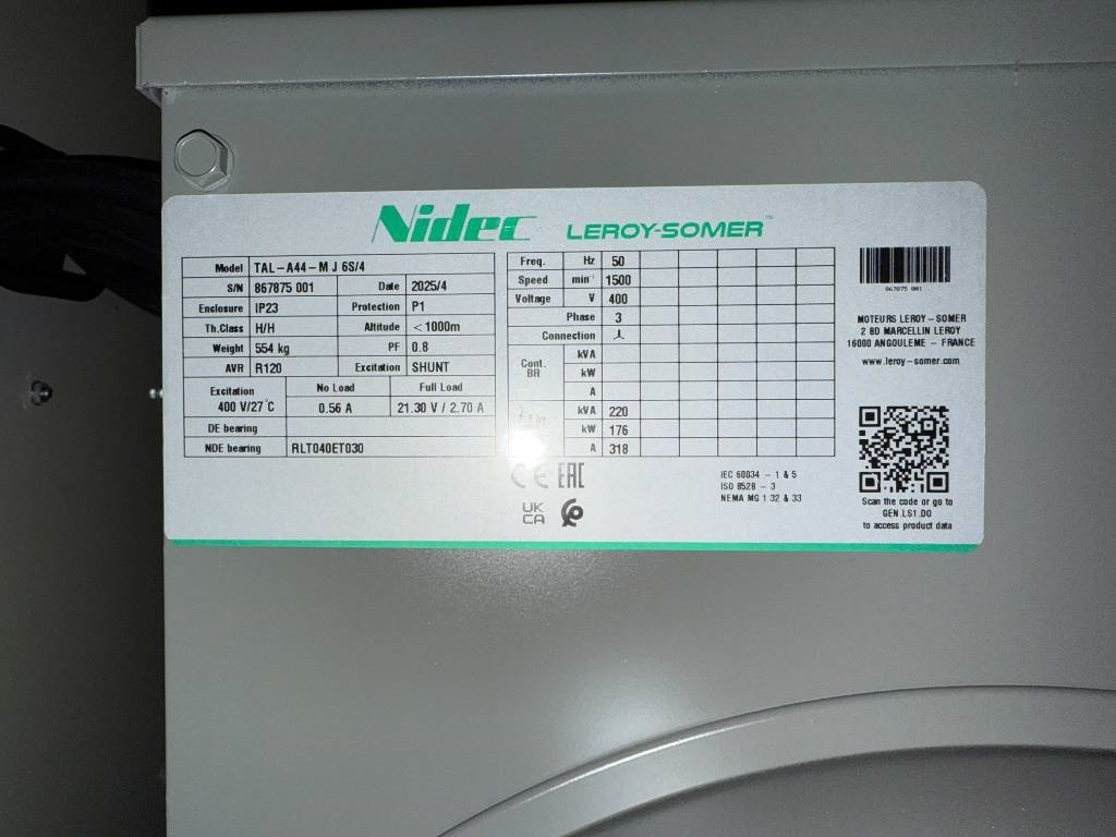 Cummins 6CTAA8.3-G2 - 220 kVA Generator - DPX-19840  - Generator set: picture 5 Cummins 6CTAA8.3-G2 - 220 kVA Generator - DPX-19840  - Generator set: picture 5