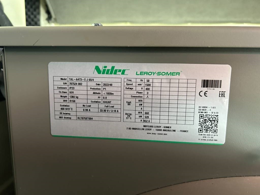 New Generator set Doosan DP180LA - 630 kVA Generator - DPX-19856: picture 18