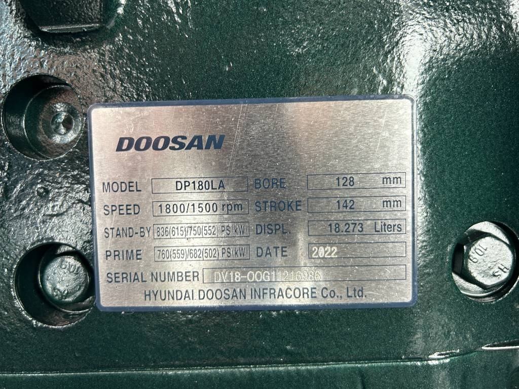 New Generator set Doosan DP180LA - 630 kVA Generator - DPX-19856: picture 12