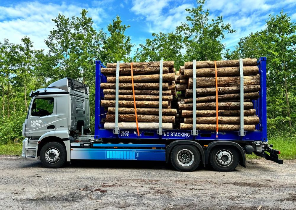 Mercedes-Benz eActros 400 6x2 BDF Elektryczny - Timber truck, Electric truck: picture 3 Mercedes-Benz eActros 400 6x2 BDF Elektryczny - Timber truck, Electric truck: picture 3