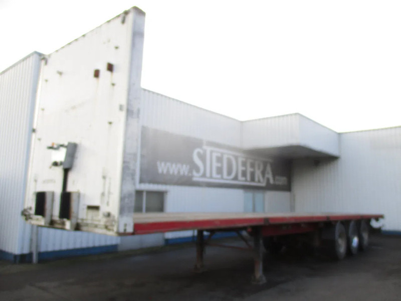 Samro SR 334 , 3 SAF Axle , Drum Brakes , Air Suspension - Dropside/ Flatbed semi-trailer: picture 1 Samro SR 334 , 3 SAF Axle , Drum Brakes , Air Suspension - Dropside/ Flatbed semi-trailer: picture 1