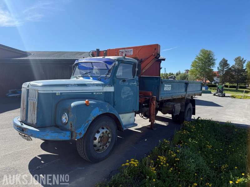 1976 Scania L81S46 Med tipp og Atlas 8 meter kran - 139996 km - Crane truck: picture 1 1976 Scania L81S46 Med tipp og Atlas 8 meter kran - 139996 km - Crane truck: picture 1
