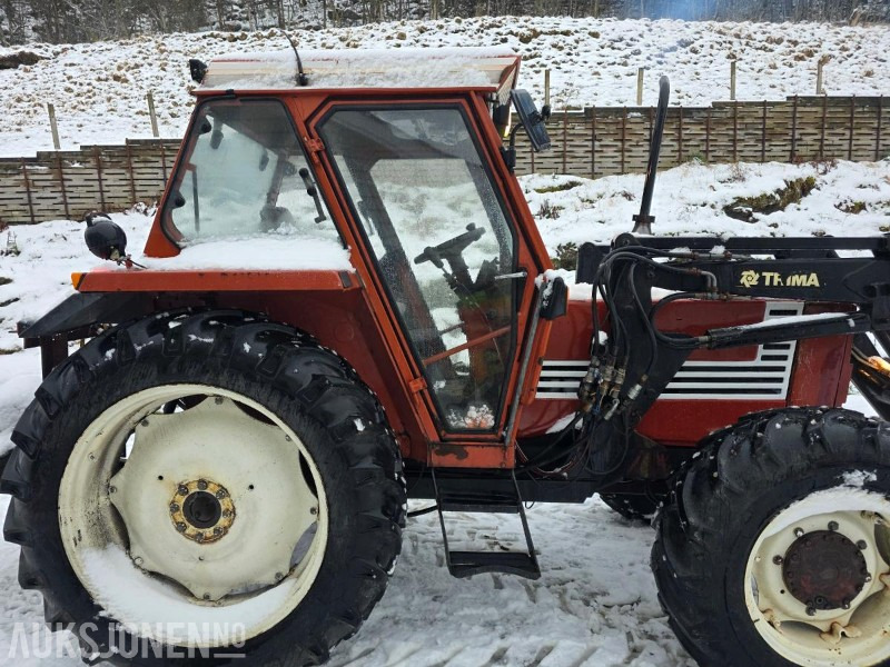 Farm tractor 1986 Fiat 80-90 MVA FRI TRAKTOR MED FRONSKUFFE OG TRIMA FRONTLASTER: picture 7