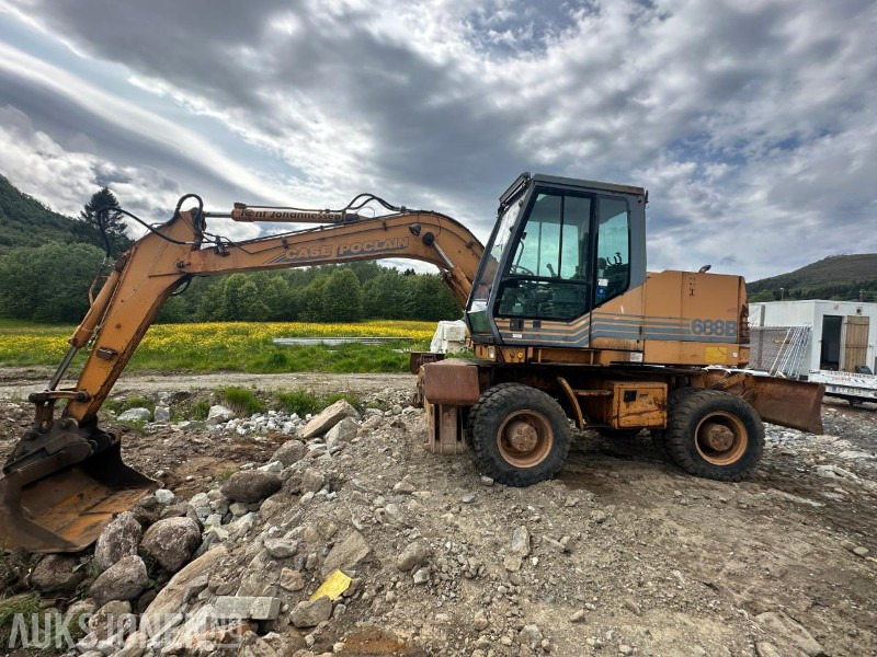 1995 Case Poclain 688B-P hjulgraver med rotortilt og pusseskuffe - Excavator: picture 2 1995 Case Poclain 688B-P hjulgraver med rotortilt og pusseskuffe - Excavator: picture 2