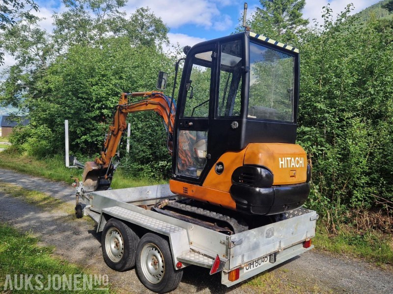 1996 Fiat-Hitachi FH15.2 Minigraver med gripeklo, pigghammer, 3 skuffer og Tysse maskinhenger MVA-FRI - Mini excavator: picture 3 1996 Fiat-Hitachi FH15.2 Minigraver med gripeklo, pigghammer, 3 skuffer og Tysse maskinhenger MVA-FRI - Mini excavator: picture 3