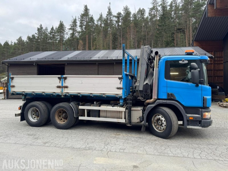 1997 Scania P124 400 kranbil med 3-veis tipp og klype - Crane truck: picture 5 1997 Scania P124 400 kranbil med 3-veis tipp og klype - Crane truck: picture 5