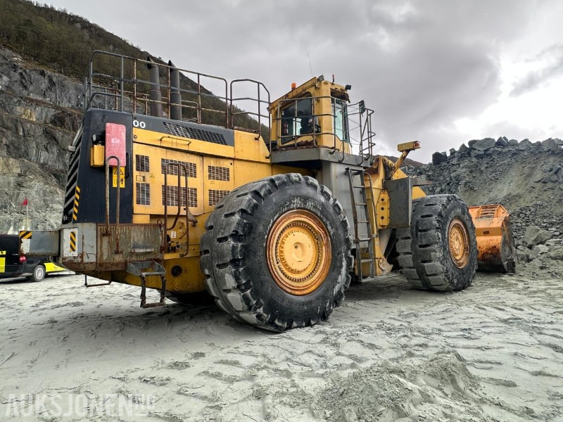 2003 Komatsu WA800-3 Hjullaster med 11 m3 skuffe - Spakstyring- Sertifisert til mai 2026 - Wheel loader: picture 5 2003 Komatsu WA800-3 Hjullaster med 11 m3 skuffe - Spakstyring- Sertifisert til mai 2026 - Wheel loader: picture 5