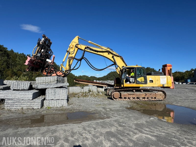 2005 Komatsu PC230 LC-7 Gravemaskin m/ Sandvik DQ440 steintrimmer - Drilling rig: picture 2 2005 Komatsu PC230 LC-7 Gravemaskin m/ Sandvik DQ440 steintrimmer - Drilling rig: picture 2
