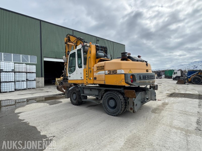 2009 Liebherr A316 Litronic hjulgraver - Hevbar hytte - Klype - 13065T - Excavator: picture 3 2009 Liebherr A316 Litronic hjulgraver - Hevbar hytte - Klype - 13065T - Excavator: picture 3