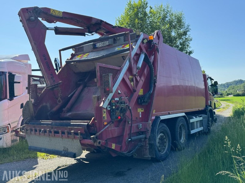 2010 Scania P-serie komprimatorbil med kran / Nylig EU-godkjent - Garbage truck: picture 5 2010 Scania P-serie komprimatorbil med kran / Nylig EU-godkjent - Garbage truck: picture 5