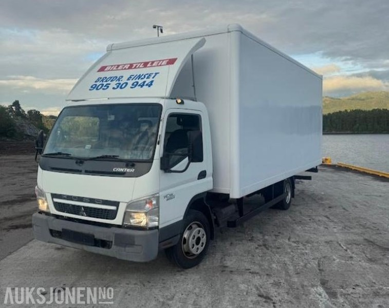 2011 Mitsubishi Canter SKAPBIL MED LIFT LAV KM 67000 km - INGEN MINSTEPRIS - Box truck: picture 1 2011 Mitsubishi Canter SKAPBIL MED LIFT LAV KM 67000 km - INGEN MINSTEPRIS - Box truck: picture 1