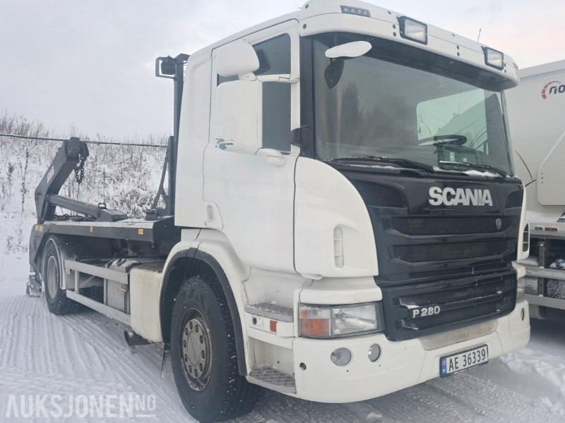 2012 Scania P280 - Liftdumper - 248 000km - Skip loader truck: picture 3 2012 Scania P280 - Liftdumper - 248 000km - Skip loader truck: picture 3