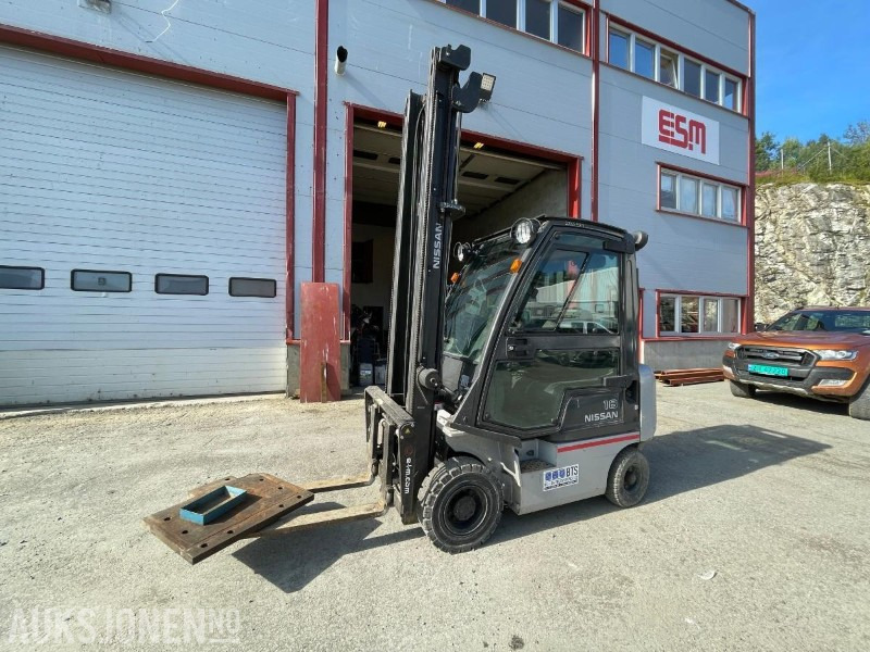 2013 Nissan Gaffeltruck Y1D1A18Q - 5M løftehøyde Høy - mva fritt - Forklift: picture 1 2013 Nissan Gaffeltruck Y1D1A18Q - 5M løftehøyde Høy - mva fritt - Forklift: picture 1