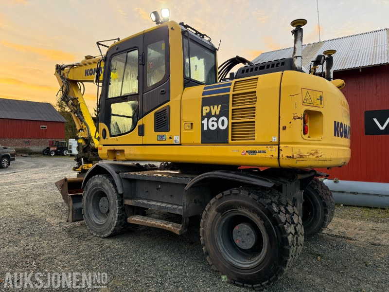 2015 Komatsu PW 160-8 Velutstyrt hjulgraver med Engcon rototilt, Leica GPS og sentralsmøring - Excavator: picture 5 2015 Komatsu PW 160-8 Velutstyrt hjulgraver med Engcon rototilt, Leica GPS og sentralsmøring - Excavator: picture 5