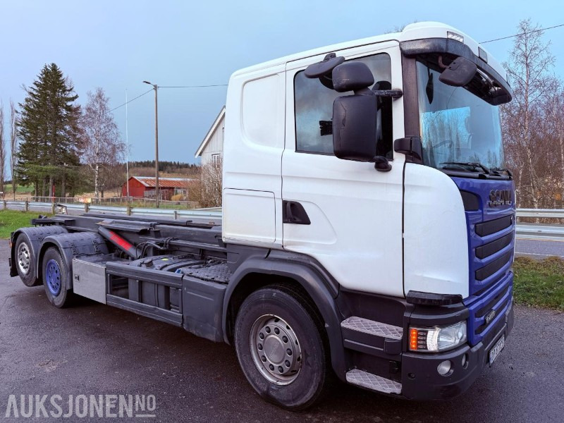 2016 Scania G450 EURO 6 444933 km - Styrbar boggi og Webasto - Hook lift truck: picture 3 2016 Scania G450 EURO 6 444933 km - Styrbar boggi og Webasto - Hook lift truck: picture 3