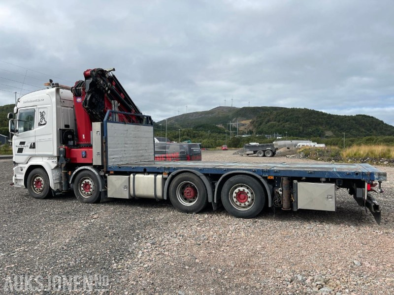 2016 Scania R-serie 8x2 HMF 85TM kranbil, Komplett karmsett, Kran sertifisert Aug 2025, Eu godkjent til 05.10.2026, klar til nye oppdrag ! - Crane truck: picture 4 2016 Scania R-serie 8x2 HMF 85TM kranbil, Komplett karmsett, Kran sertifisert Aug 2025, Eu godkjent til 05.10.2026, klar til nye oppdrag ! - Crane truck: picture 4