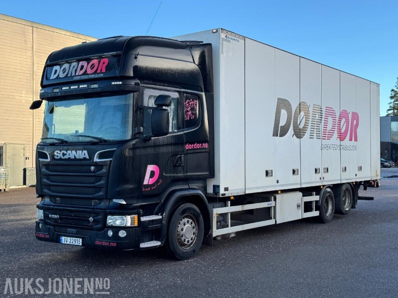 2016 Scania R520 6X2 skapbil med full sideåpning / EURO 6 - Box truck: picture 1 2016 Scania R520 6X2 skapbil med full sideåpning / EURO 6 - Box truck: picture 1