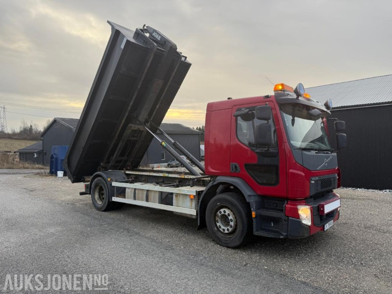 2016 Volvo FE 320 4X2 KROKBIL M/10 KUBIKKS GRUSKASSE - JOABKROK - SERVICEHISTORIKK. - Hook lift truck: picture 2 2016 Volvo FE 320 4X2 KROKBIL M/10 KUBIKKS GRUSKASSE - JOABKROK - SERVICEHISTORIKK. - Hook lift truck: picture 2