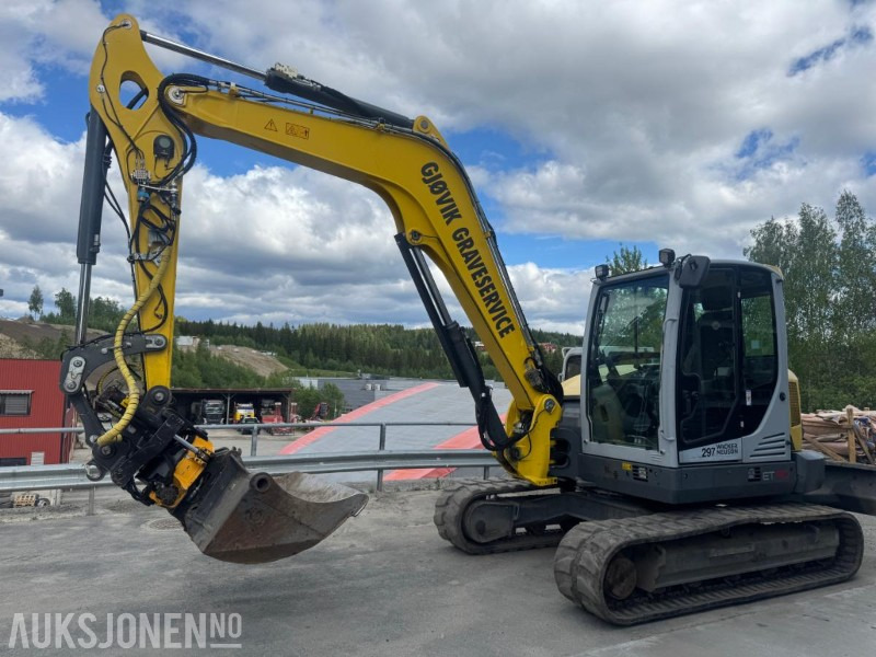 2016 Wacker Neuson ET 90 GRAVEMASKIN MED ROTOTILT, SENTRALSMØRING OG 3 SKUFFER - Excavator: picture 2 2016 Wacker Neuson ET 90 GRAVEMASKIN MED ROTOTILT, SENTRALSMØRING OG 3 SKUFFER - Excavator: picture 2
