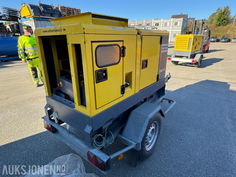2017 Atlas Copco QAS 20 strømaggregat 20KVA / rep objekt - Construction equipment: picture 5 2017 Atlas Copco QAS 20 strømaggregat 20KVA / rep objekt - Construction equipment: picture 5
