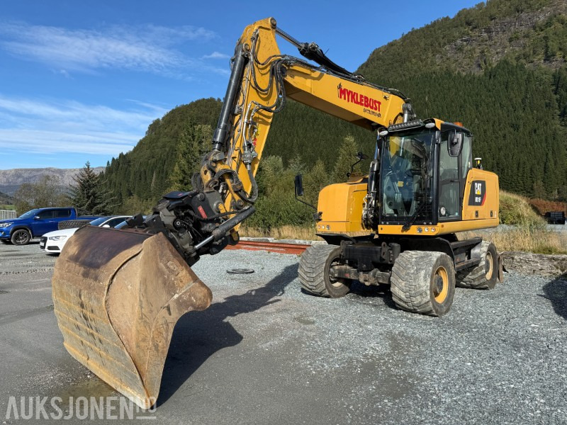 2018 Velholdt Cat M318F Hjulgraver med OilQuick Rototilt R6, 9577 timer - Excavator: picture 2 2018 Velholdt Cat M318F Hjulgraver med OilQuick Rototilt R6, 9577 timer - Excavator: picture 2