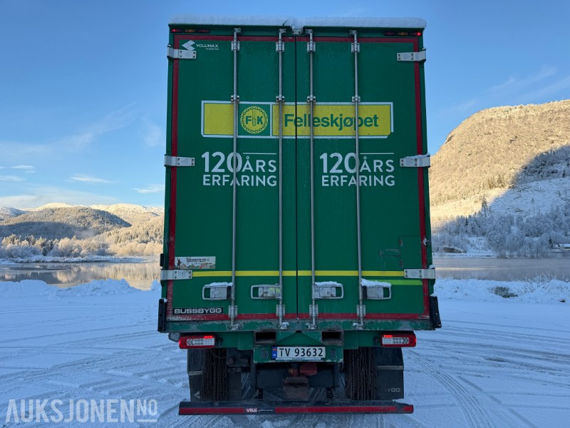 2018 Volvo FH 540 8X4 Skapbil med Bussbygg Volumax påbygg - Eu godkjent - Servicehistorikk - Box truck: picture 4 2018 Volvo FH 540 8X4 Skapbil med Bussbygg Volumax påbygg - Eu godkjent - Servicehistorikk - Box truck: picture 4