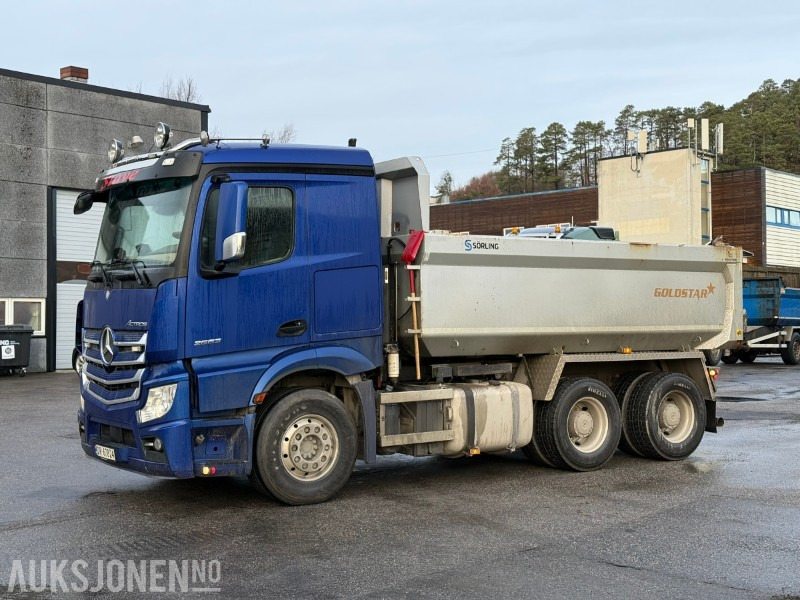 2019 Mercedes-Benz Actros 2658 6x4 Tippbil / 244646 km / 626 hk / Goldstar-kasse / Vibrator - Tipper: picture 1 2019 Mercedes-Benz Actros 2658 6x4 Tippbil / 244646 km / 626 hk / Goldstar-kasse / Vibrator - Tipper: picture 1