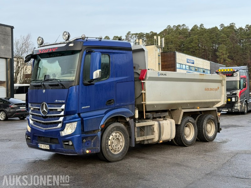 2019 Mercedes-Benz Actros 2658 6x4 Tippbil / 244646 km / 626 hk / Goldstar-kasse / Vibrator - Tipper: picture 2 2019 Mercedes-Benz Actros 2658 6x4 Tippbil / 244646 km / 626 hk / Goldstar-kasse / Vibrator - Tipper: picture 2